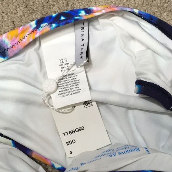 New. Trina Turk Moonlight Tie Dye bikini bottoms. 4 - Picture 10 of 10